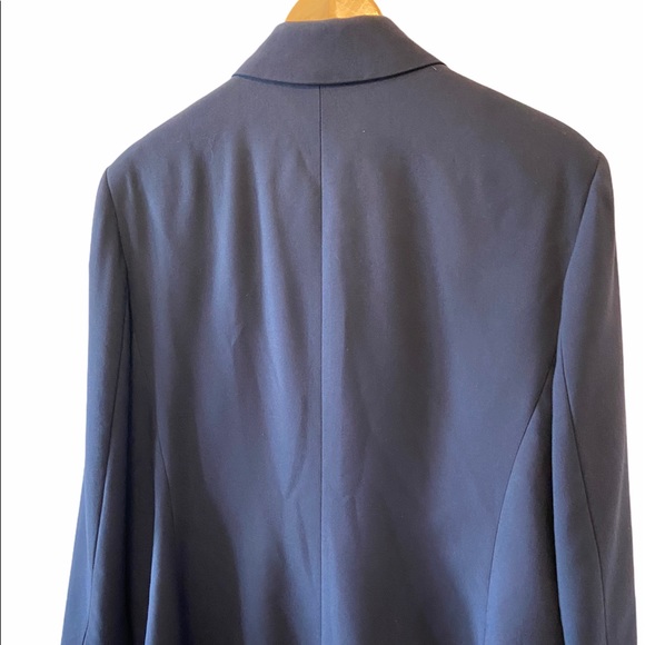 VINTAGE ALFRED DUNNER Navy 3 Button Crest Blazer - Picture 3 of 8